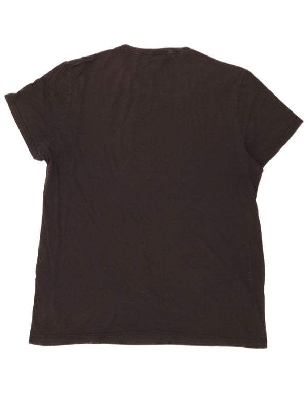 Męska koszulka z grafiką G-Star, 2XL, czarna, bawełniana