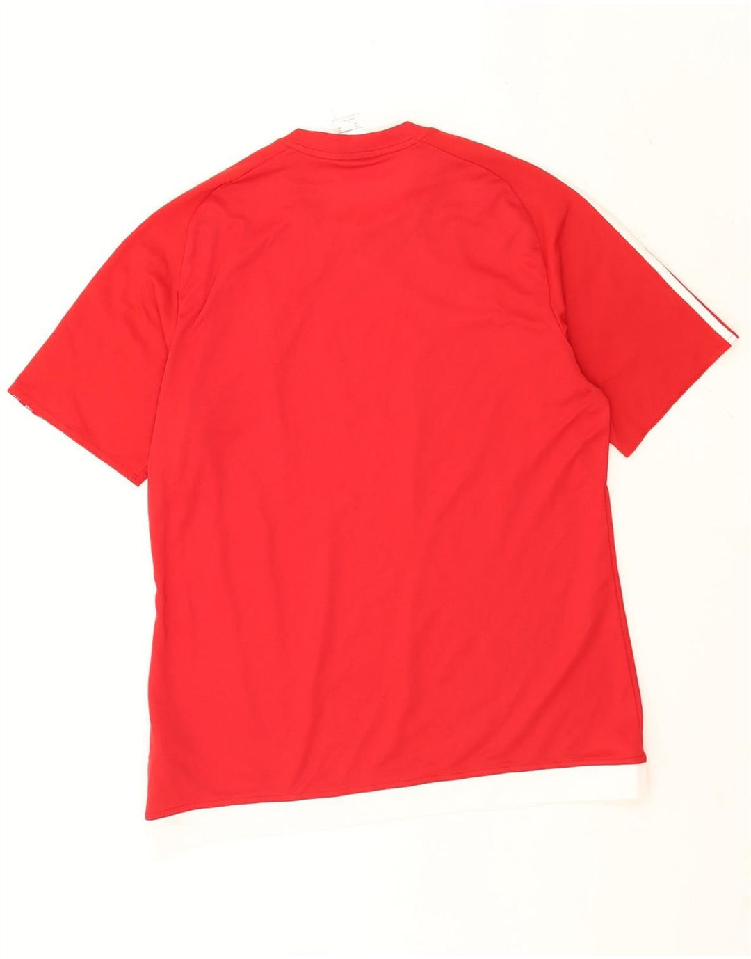 Adidas Mens Climalite Graphic T-Shirt Top Large Red Polyester