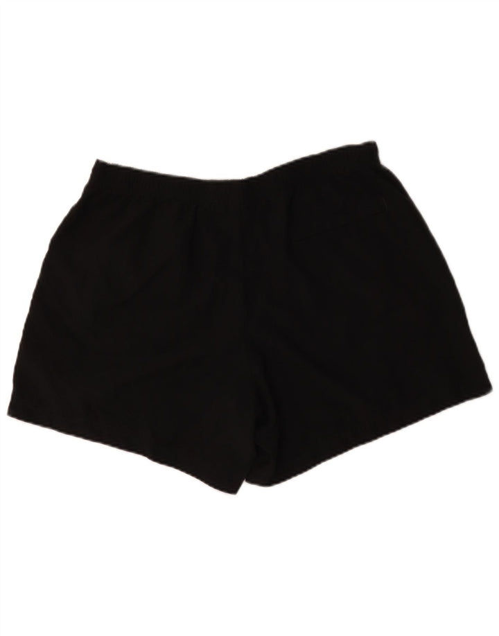 Nike Womens Sport Shorts US 12/14  Large Black Colourblock Polyester