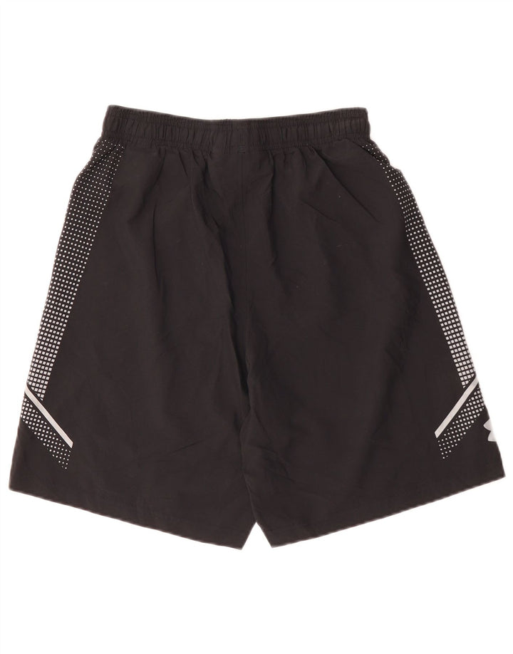 UNDER ARMOUR Mens Heat Gear Sport Shorts Small  Black Spotted Polyester