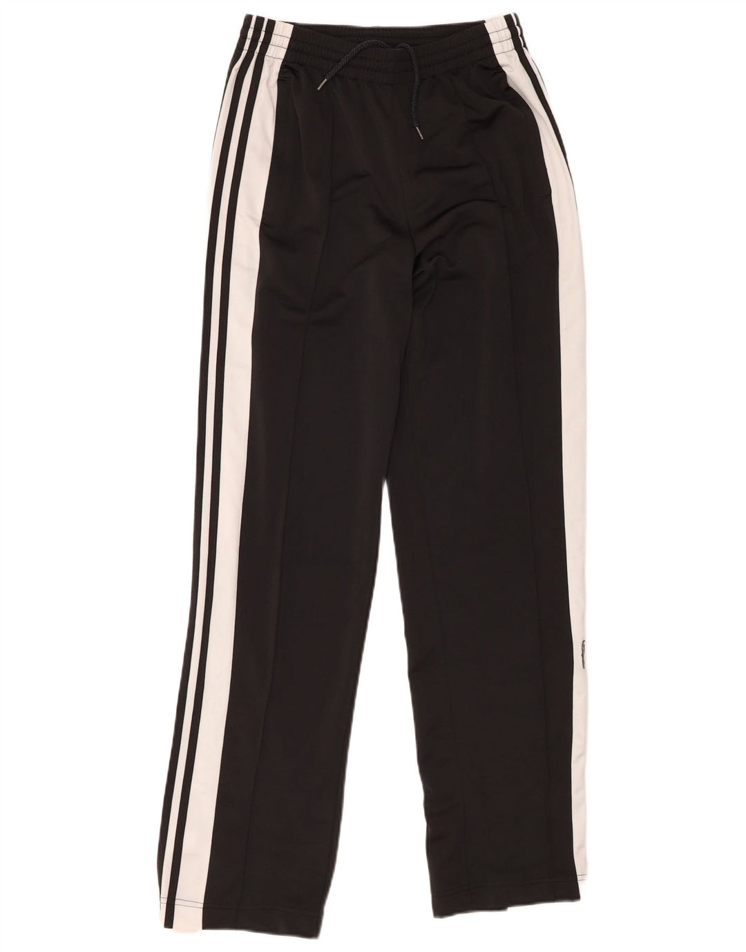 Adidas Womens Tracksuit Trousers UK 8 Small Black Colourblock Polyester