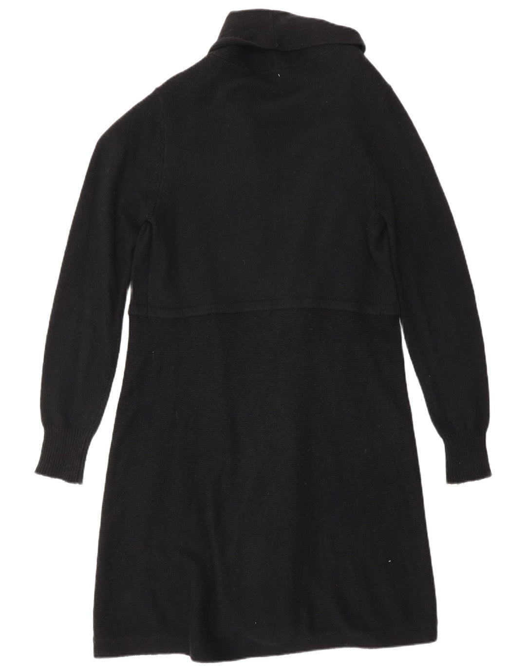 Phase Eight Womens Longline Open Cardigan Sweater UK 12 Medium Black