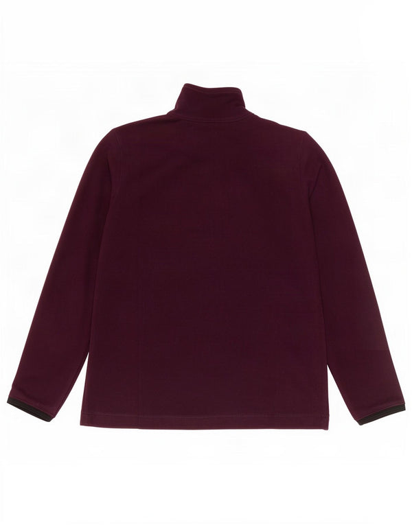 Maglione in pile da donna con collo con zip Lotto UK 16 grande viola