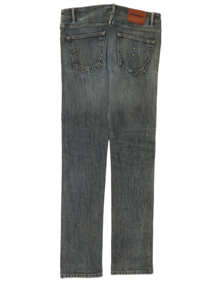Jeans slim uomo Blauer W34 L34 cotone blu