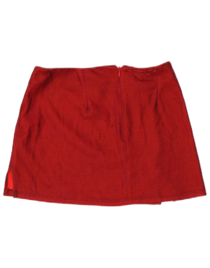URBAN OUTFITTERS Womens Mini Skirt Small W28  Maroon Polyester