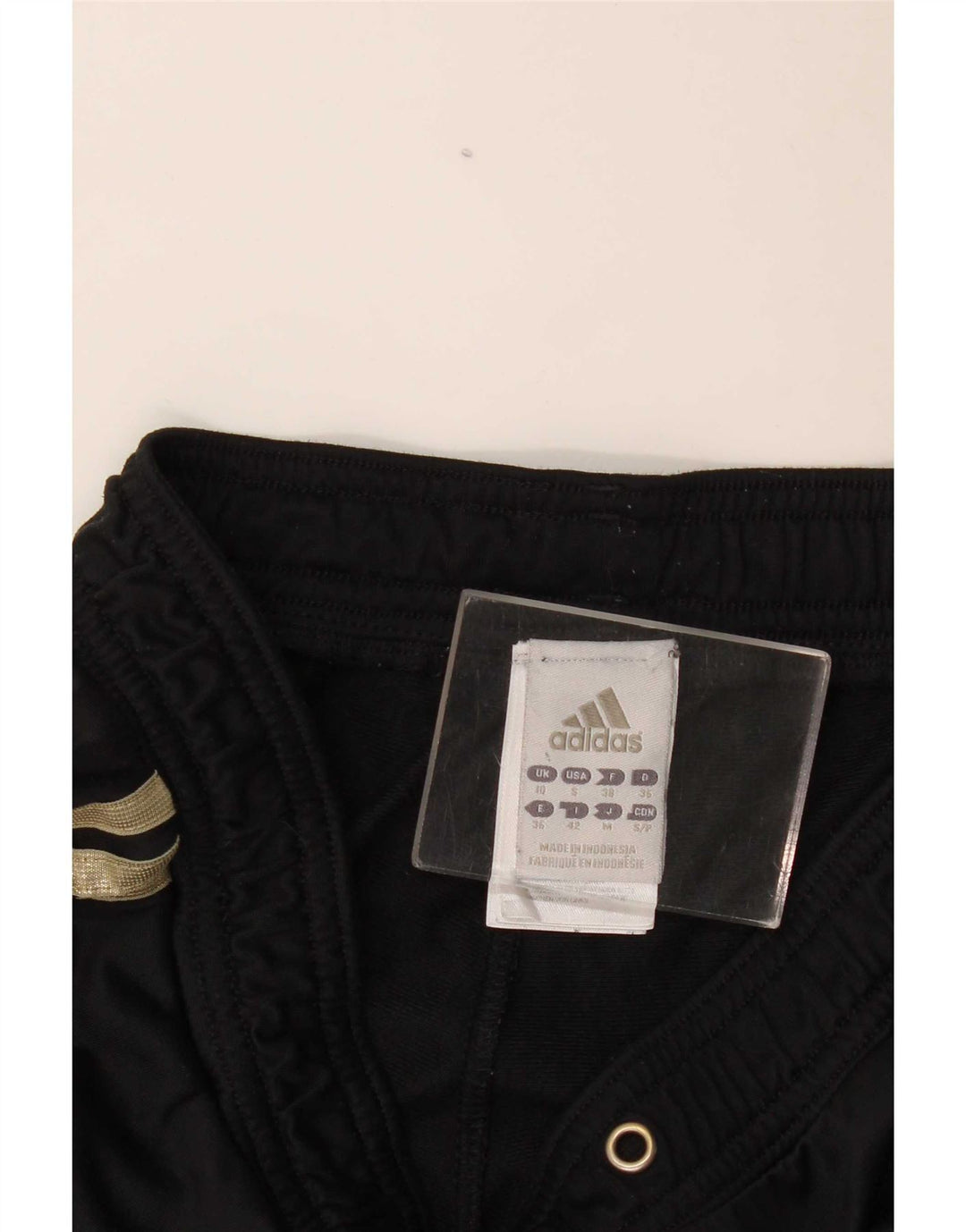 Adidas Womens Tracksuit Trousers UK 10 Small  Black Polyester