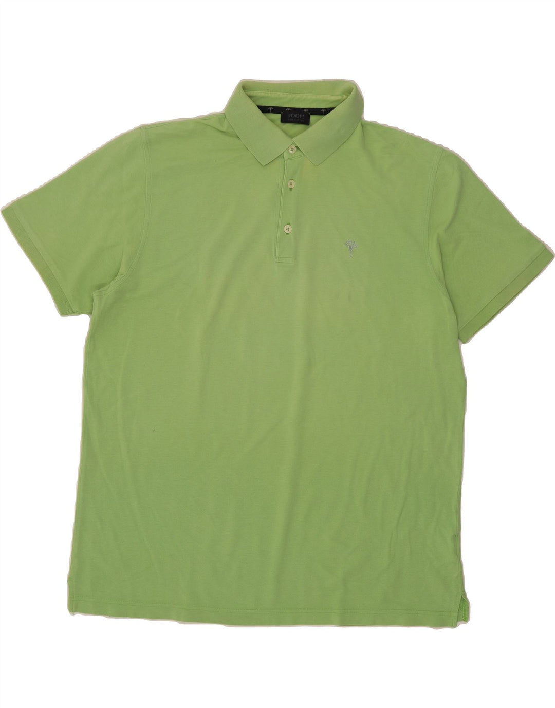 JOOP Mens Polo Shirt 2XL Green Cotton Vintage Joop and Second-Hand Joop from Messina Hembry 