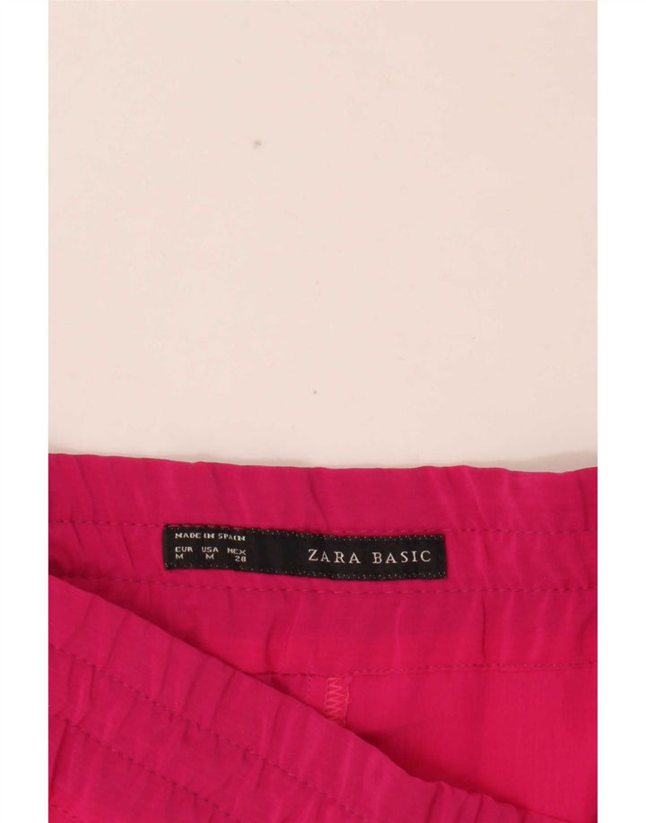 Zara Womens Slim Casual Trousers Medium W28 L27 Pink