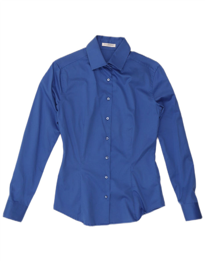 Naracamicie Chemise Femme UK 12 Coton Bleu Moyen
