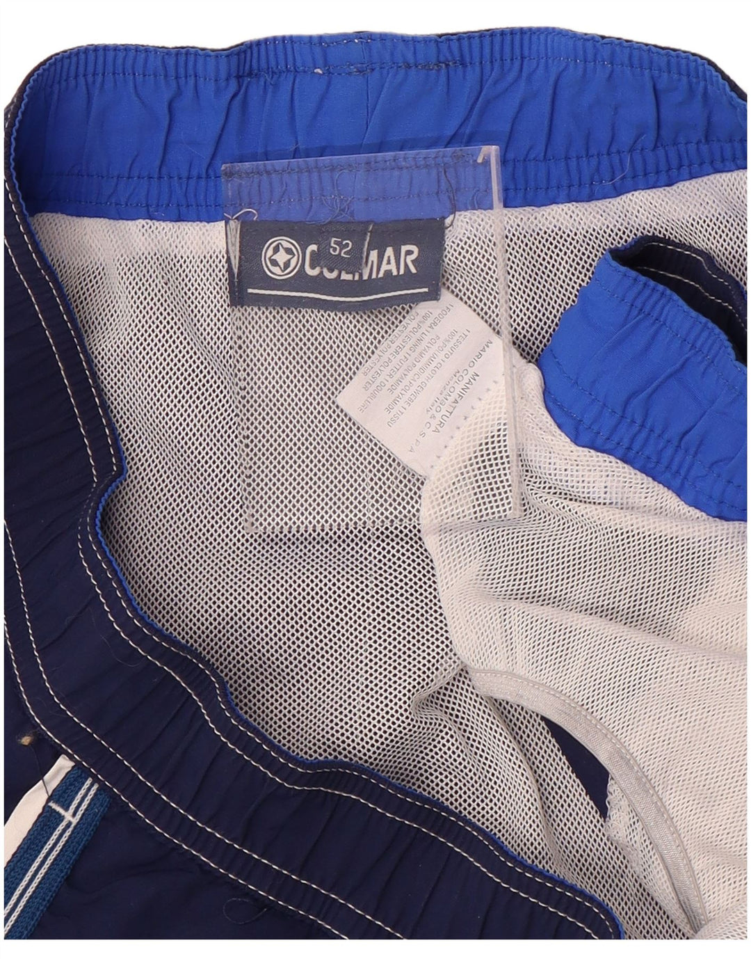COLMAR Mens Graphic Swimming Shorts EU 50 Large  Navy Blue Polyamide