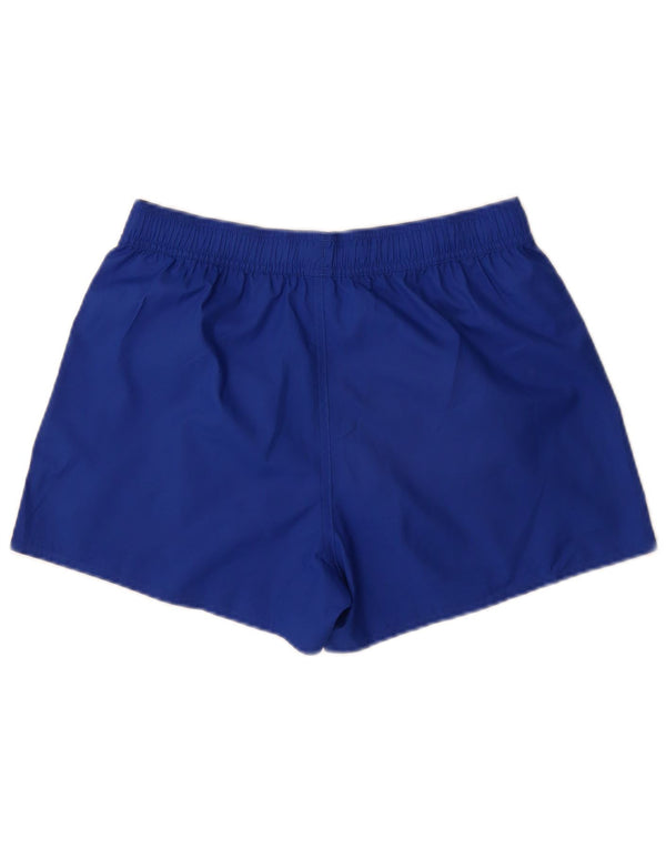 Pantaloncini sportivi Adidas da donna UK 12 medio blu navy poliestere
