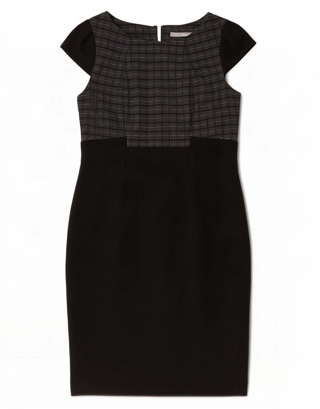 Γυναικείο φόρεμα με θήκη Marks & Spencer UK 14 Medium Black Check Polyester