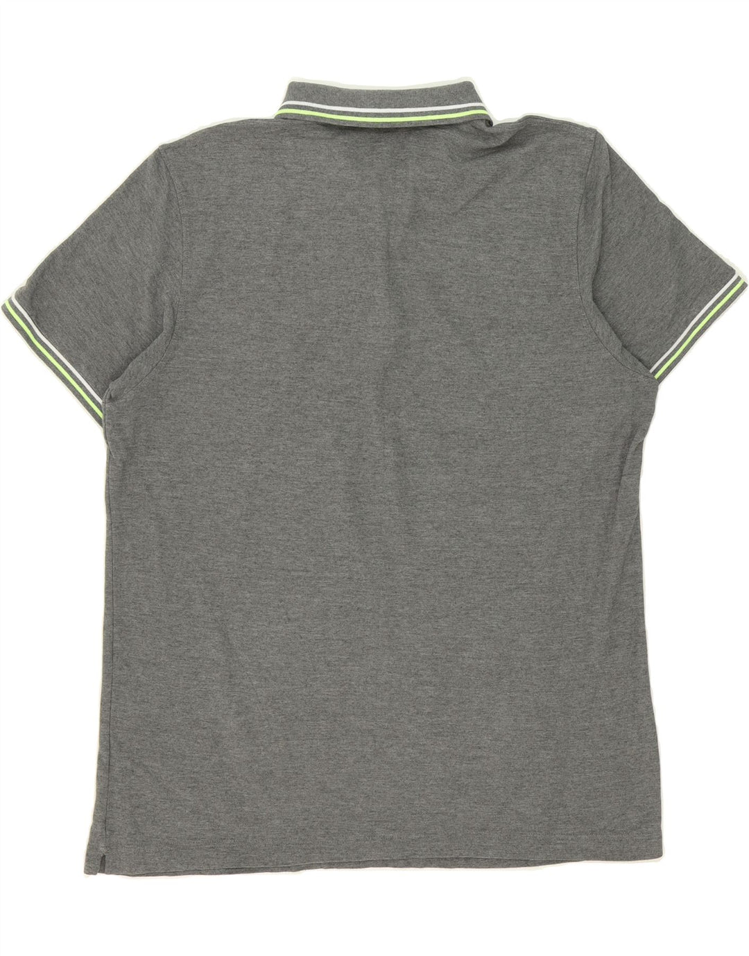 LOTTO Mens Polo Shirt 2XL Grey Cotton Vintage Lotto and Second-Hand Lotto from Messina Hembry 