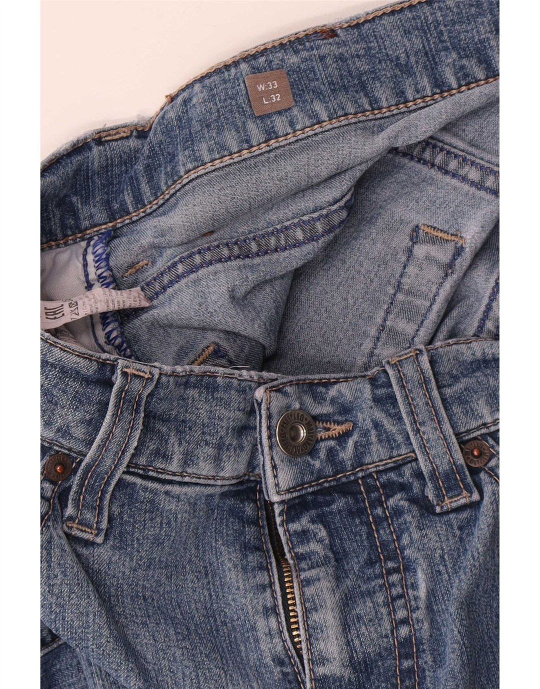 Jeans tramper slim da donna Mustang W33 L32 cotone blu