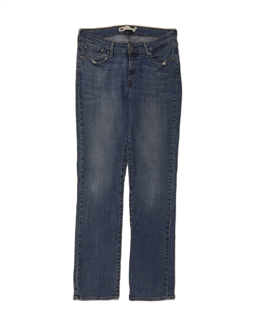 LEVI'S Womens Curvy Straight Jeans US 10 Large W32 L32 Blue Vintage Levi's and Second-Hand Levi's from Messina Hembry 
