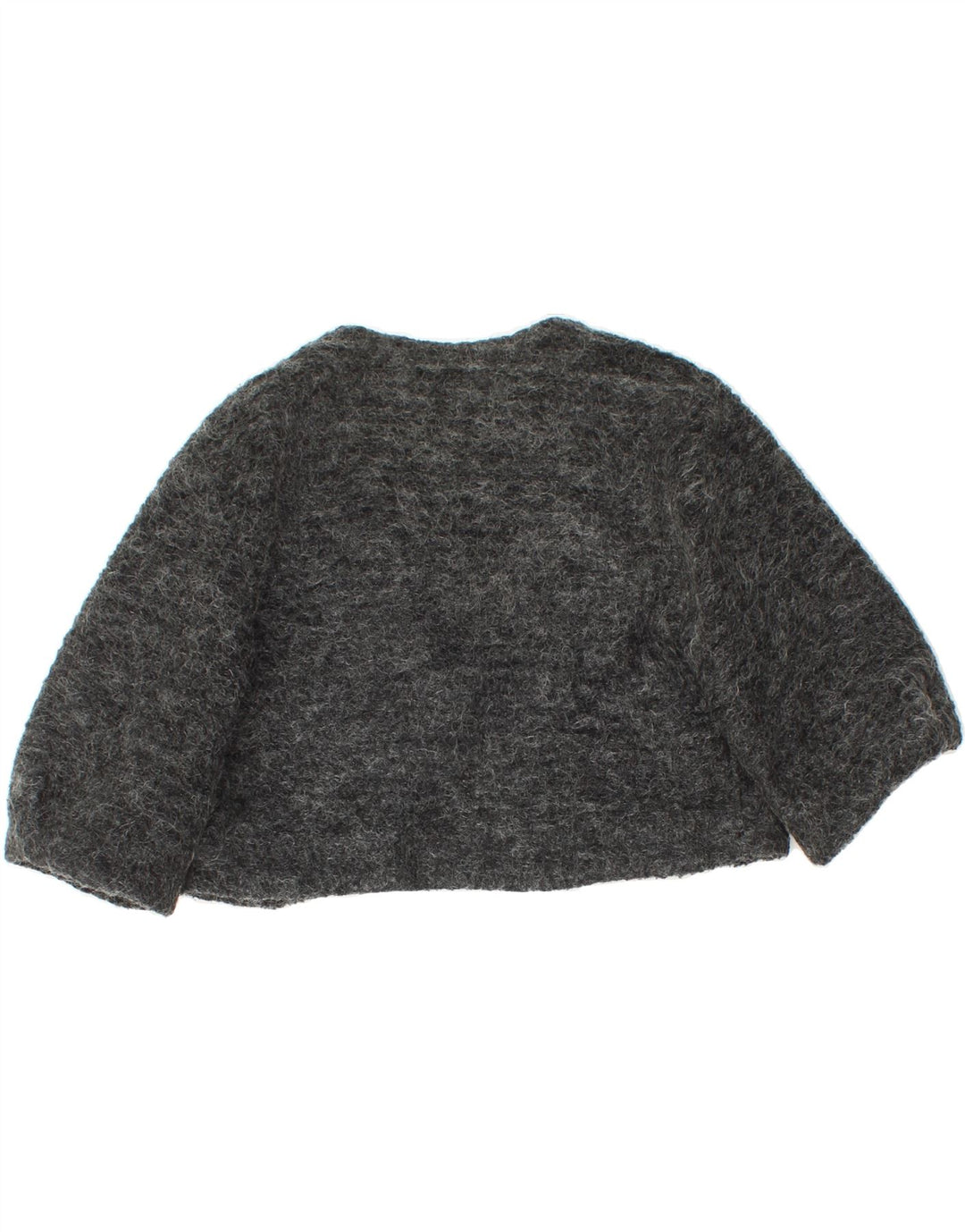 ZARA Womens 3/4 Sleeve Bolero Jacket UK 6 XS Grey Polyester Vintage Zara and Second-Hand Zara from Messina Hembry 