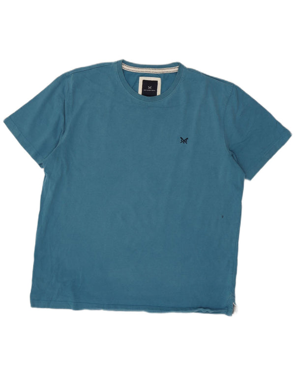 Crew Clothing T-Shirt Homme Top XL Bleu Coton