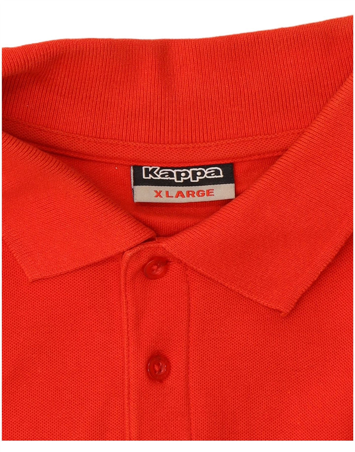 KAPPA Mens Polo Shirt XL Red