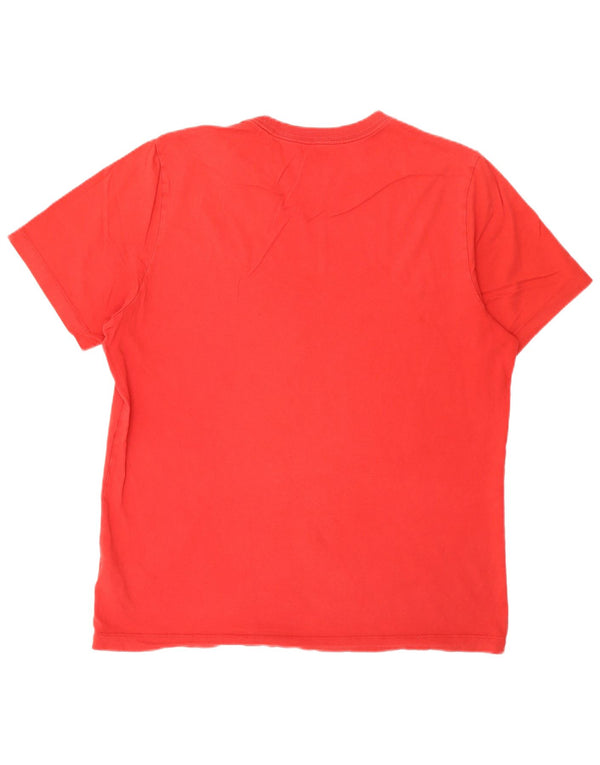 T-shirt da uomo Nike Top Large rossa in cotone