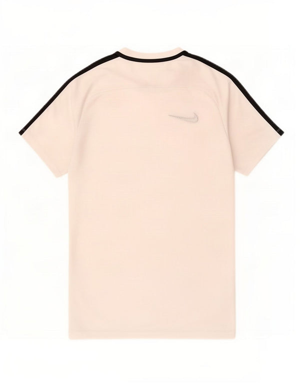 Nike Mens Dri Fit T-Shirt Top Small White Polyester