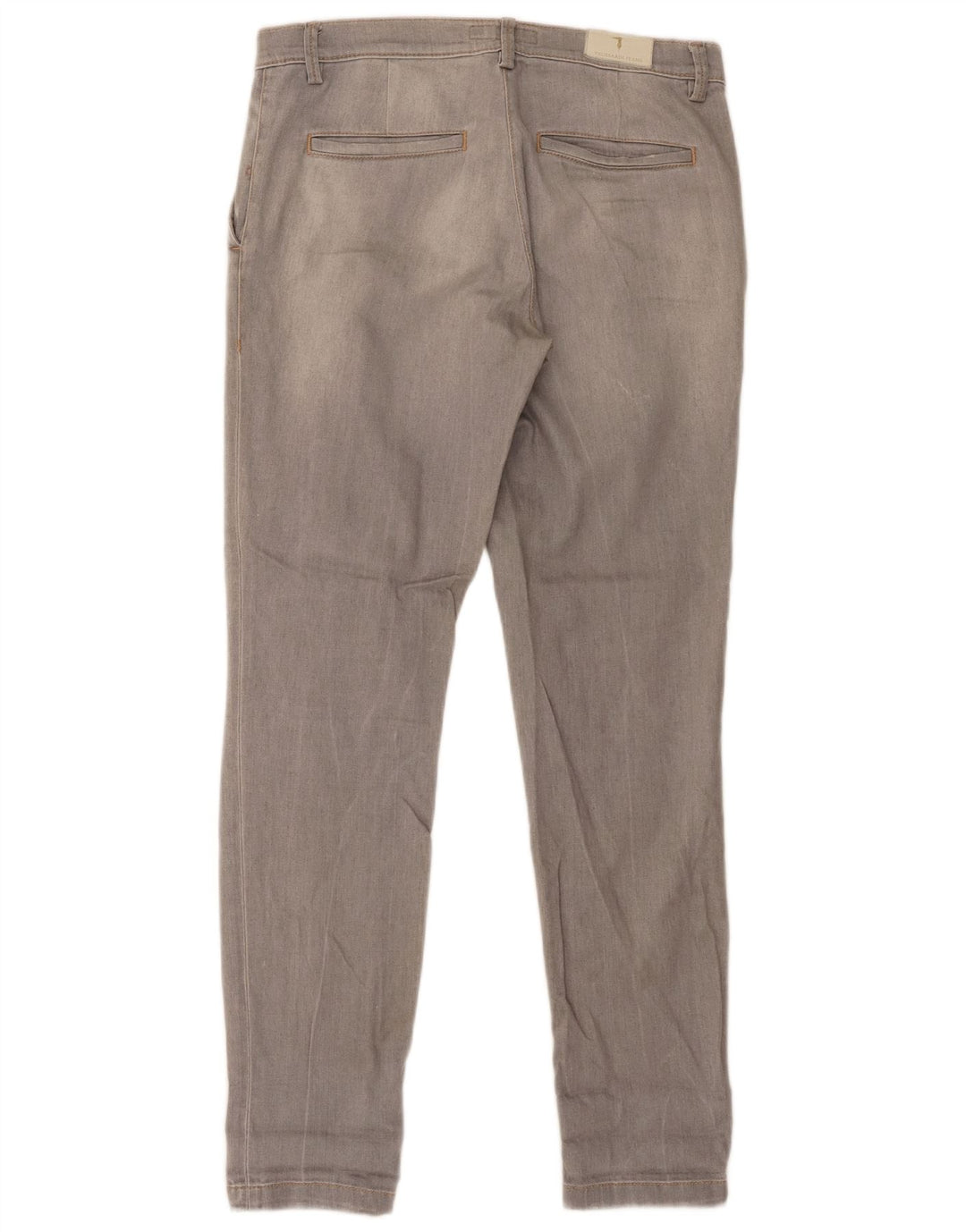 Jeans Trussardi Donna Slim Distressed W26 L30 Cotone Grigio