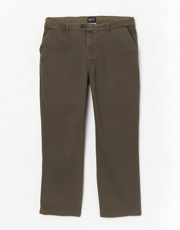 Marks & Spencer Ανδρικό ίσιο παντελόνι Chino W48 L29 Πράσινο βαμβακερό