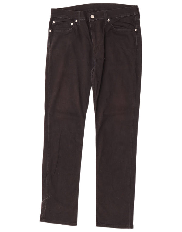 Levi's Mens 511 Slim Jeans W34 L32 Black Cotton