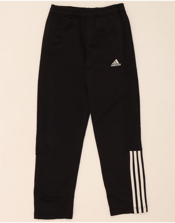 Adidas Trainingshose für Jungen, 11–12 Jahre, schwarzes Polyester