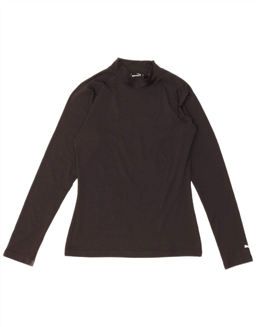 Puma Womens Top Long Sleeve UK 10 Small Black