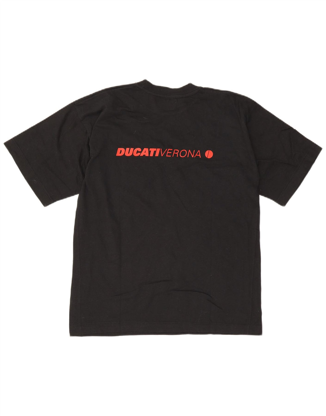 Ducati Camiseta gráfica para hombre Top Medium Black Cotton