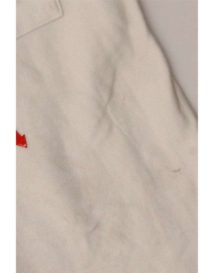 Zara Short de sport homme petit coton blanc