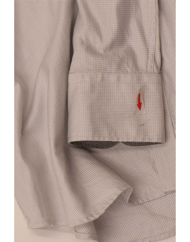 Marks & Spencer Chemise autographe pour homme Taille 41 Coton gris moyen