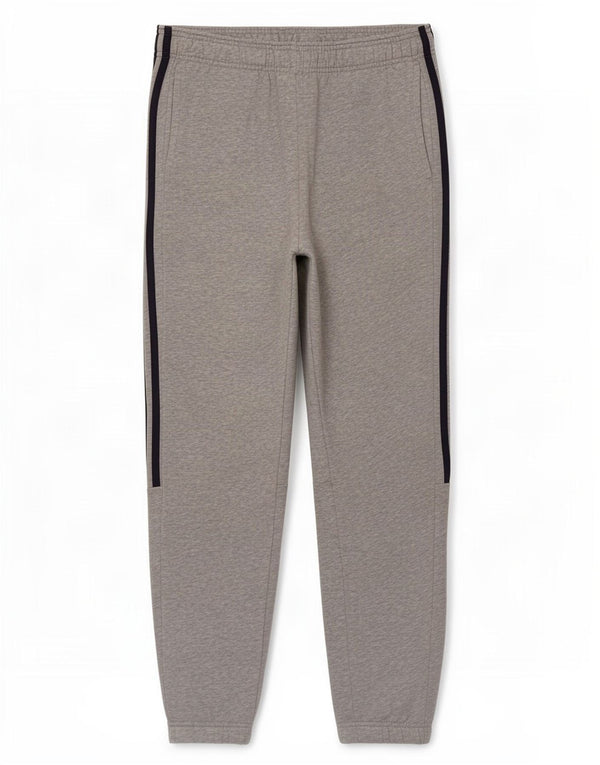 Adidas Pantalon de survêtement pour homme en coton moucheté gris moyen