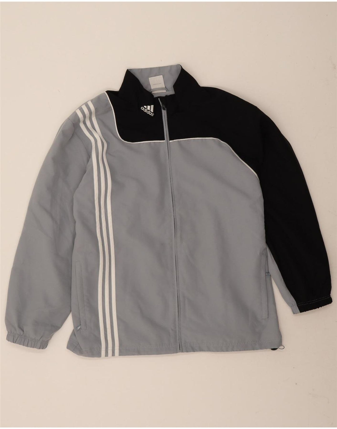 Adidas Træningsdragt til mænd Topjakke UK 48/50 XL Grå Colourblock Polyester