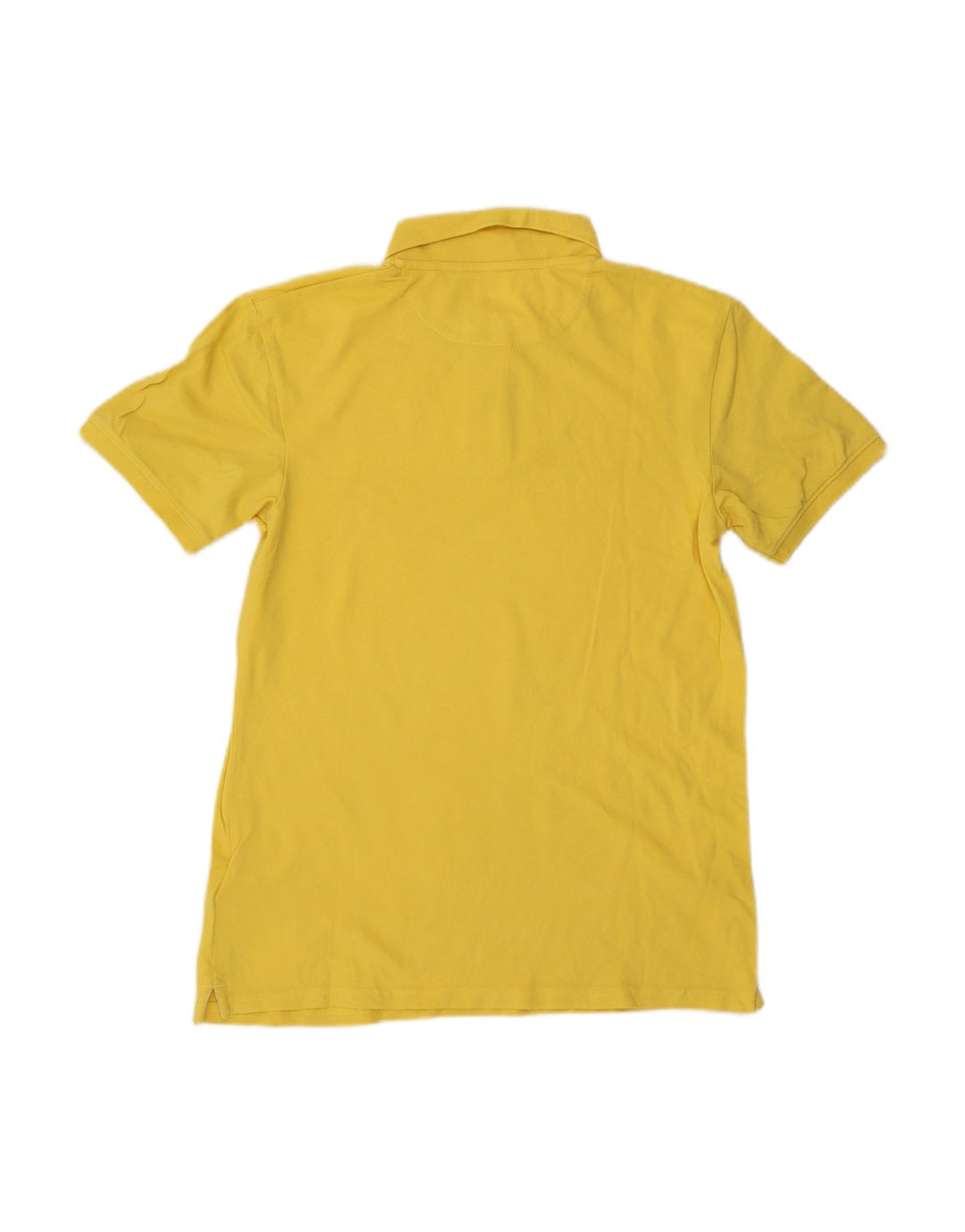 TIMBERLAND Mens Slim Fit Polo Shirt Medium Yellow Cotton