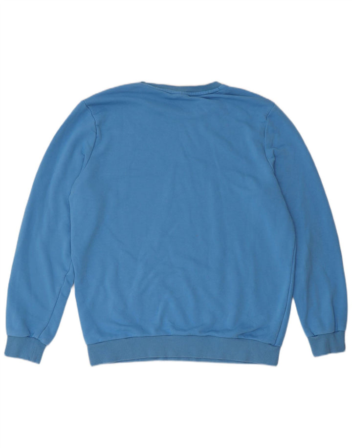 Puma Mens Sweatshirt Jumper Medium Blue Cotton