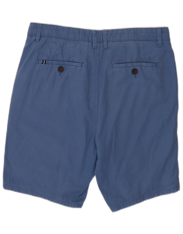 Crew Clothing Mens Chino Shorts W34 nagy kék pamut