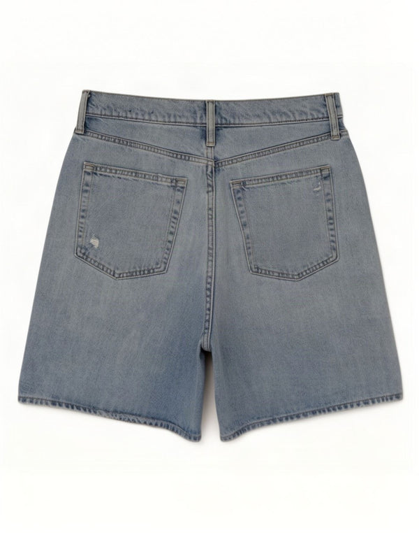 Gap Womens Distressed Denim Shorts Medium W28 Blue Cotton