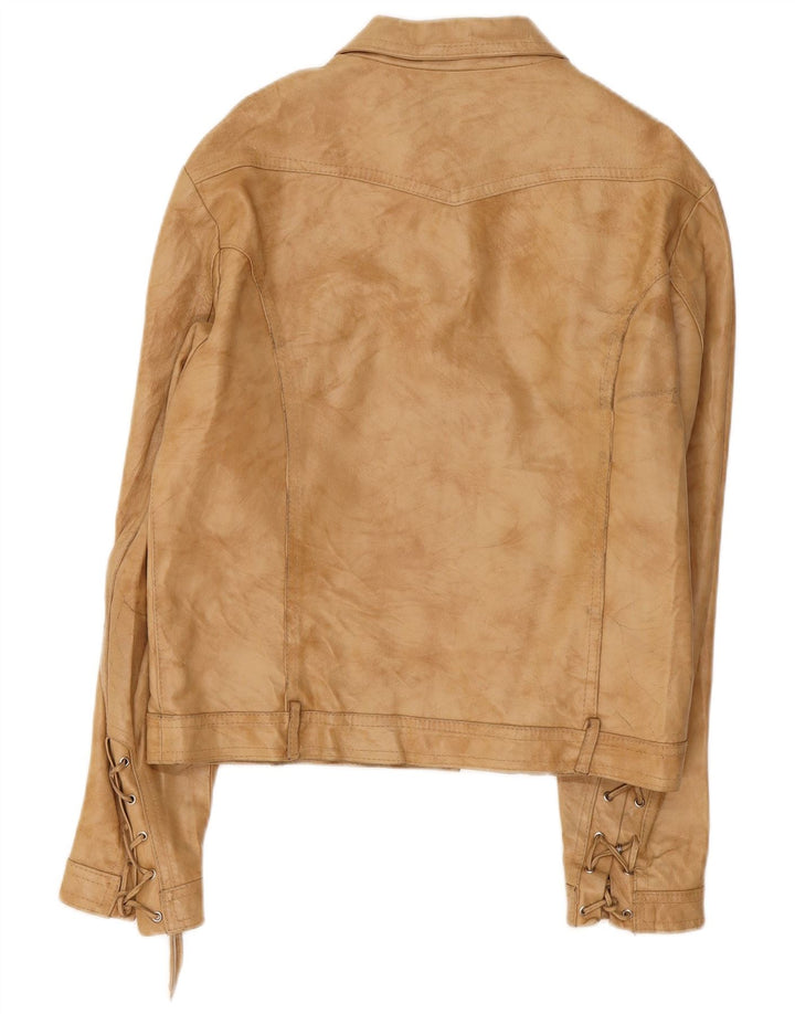 Giacca in pelle da donna Imperial UK 18 XL Beige