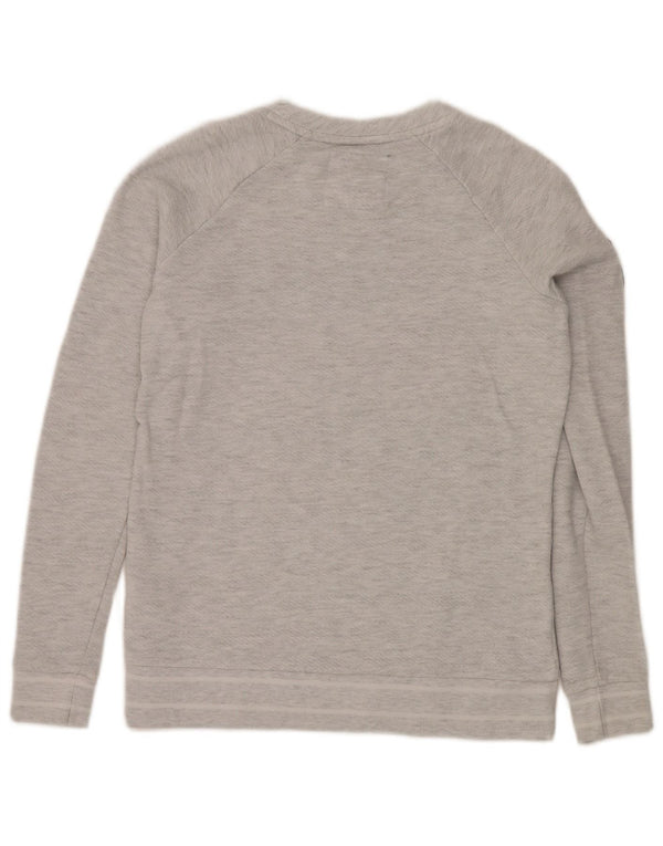 Felpa grafica da donna Superdry Maglione UK 6 XS Cotone grigio