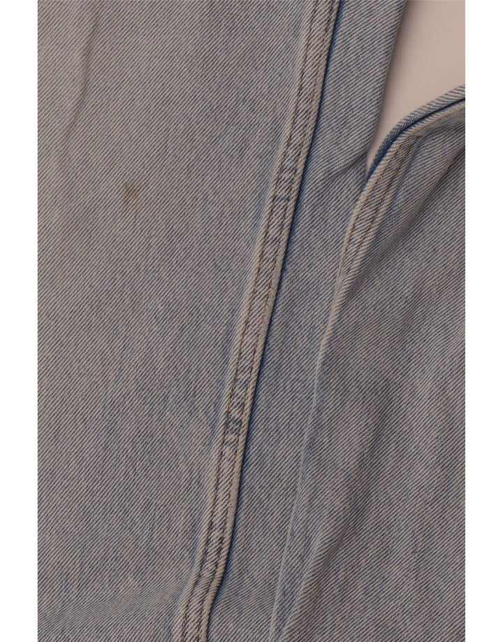 ZARA Mens Distressed Straight Jeans EU 38 Small W30 L30 Blue