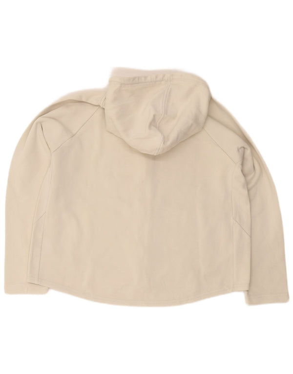 Puma hættetrøje med lynlås til kvinder UK 18 XL Off White Bomuld