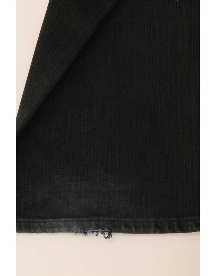 Marks & Spencer Mens Blue Harbour Straight Jeans W36 L33 Black Cotton