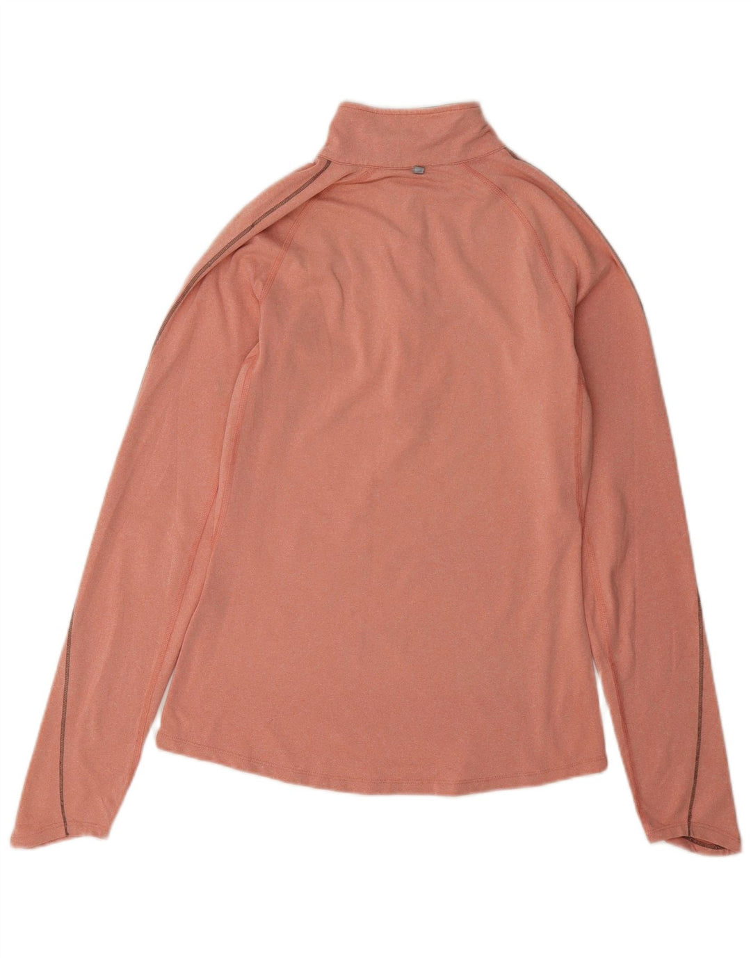 Top della tuta pullover con zip e collo Nike Dri Fit da donna UK 10 Small Rosa