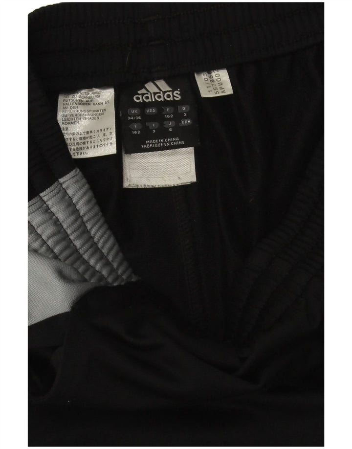Adidas Mens Tracksuit Trousers Small Black Colourblock Polyester