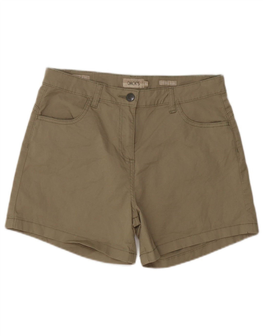 Dack's Womens Casual Shorts IT 44 Medium W32 Khaki Cotton