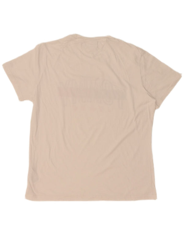 Ανδρικό γραφικό T-Shirt Tommy Hilfiger Top XL Λευκό βαμβακερό