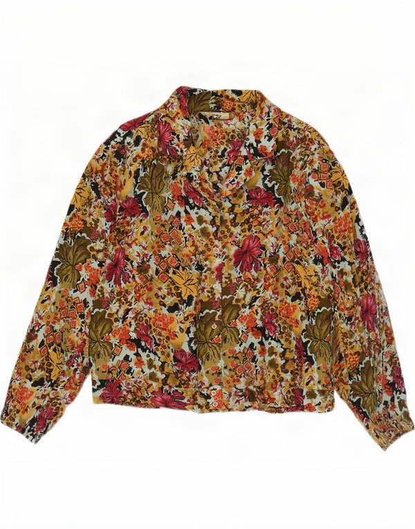 Blusa feminina Charles Vogele IT 48 XL poliéster floral multicolorido
