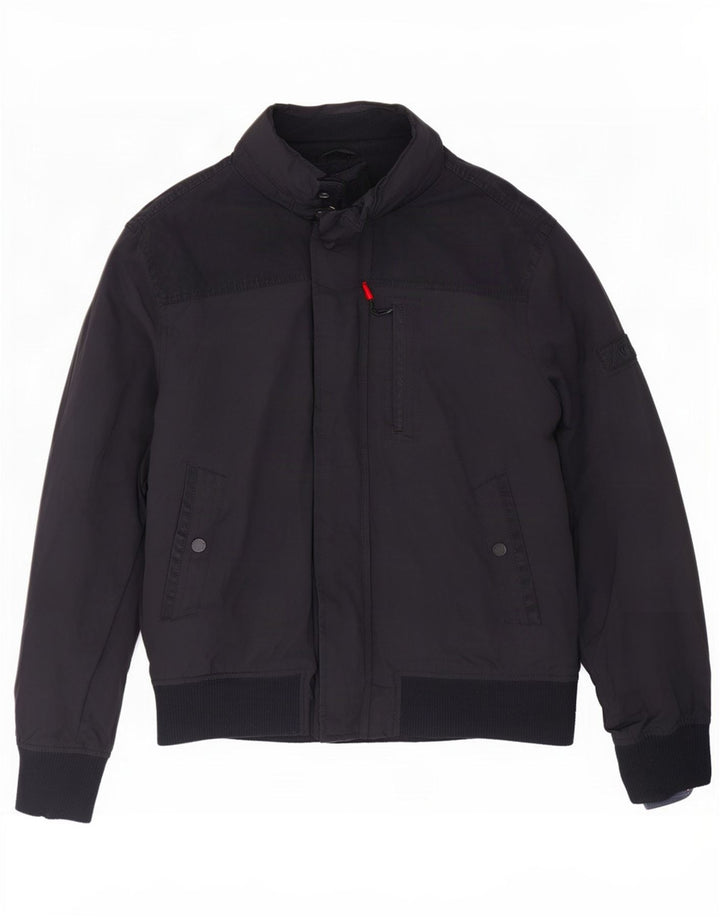 Ανδρικό Bomber Jacket με κουκούλα Fat Face UK 38 Medium Navy Blue Polyester