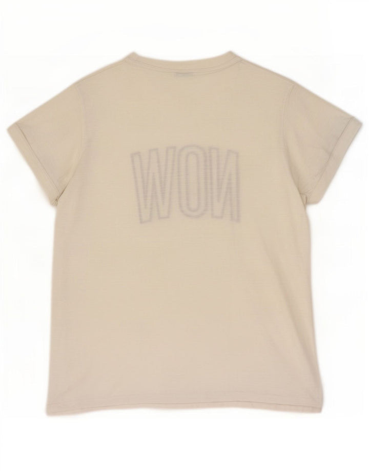 T-shirt grafica da uomo Benetton Top in cotone bianco medio